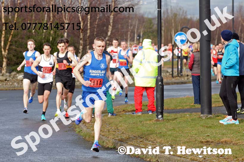 Senior mens Good Friday Elswick Harriers Relay, Newburn, Newcastle. Photo: David T. Hewitson/Sports for All Pics